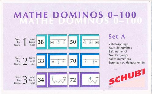 Schubi Sprongen op de getallenlijn 0-100 Set A (zie omschrij, Boeken, Schoolboeken, Nieuw, Verzenden