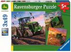 John Deere In Aktie Puzzel (3x49 stukjes) | Ravensburger -, Nieuw, Verzenden