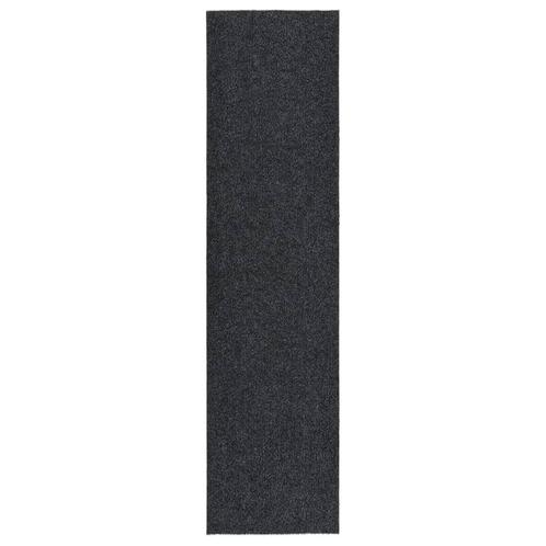 vidaXL Droogloopmat 100x400 cm antracietkleurig, Huis en Inrichting, Stoffering | Tapijten en Kleden, Nieuw, Verzenden