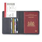 Paspoorthoesje / Paspoorthouder - V1 - Houtpatroon Zwart, Verzenden