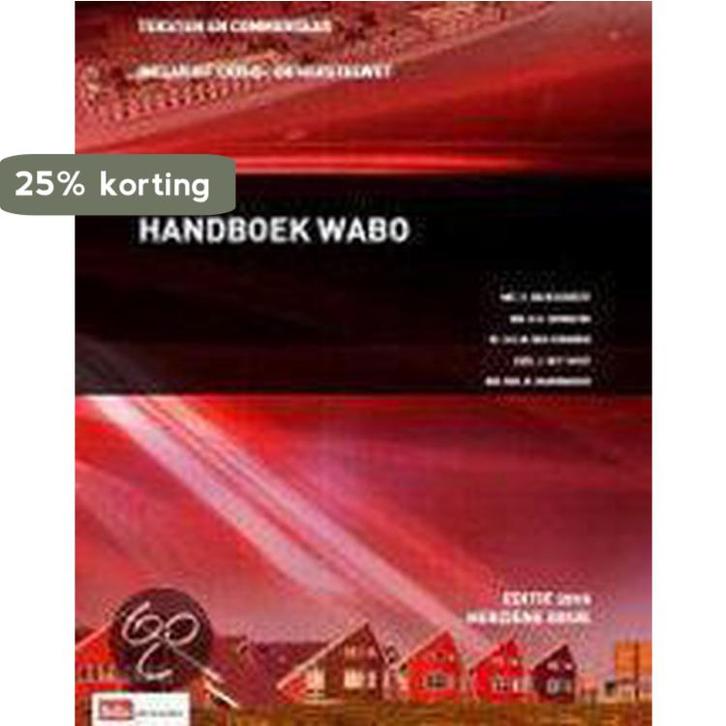 Handboek Wabo 9789012135009 H. Barendregt, Boeken, Techniek, Gelezen, Verzenden