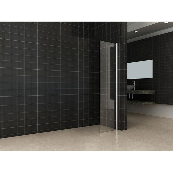 Wiesbaden Comfort Zijwand met Muurprofiel - 400x2000x10mm -, Doe-het-zelf en Verbouw, Sanitair, Nieuw, Glas, Ophalen of Verzenden