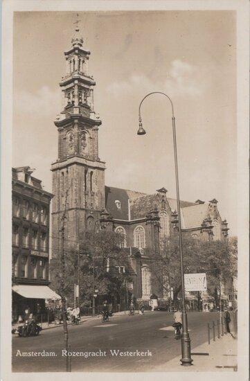 AMSTERDAM - Rozengracht Westerkerk, Verzamelen, Ansichtkaarten | Nederland, Verzenden