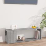 vidaXL Tv-meubel 100x24x32 cm bewerkt hout grijs sonoma, 100 tot 150 cm, Verzenden, Nieuw, Minder dan 25 cm