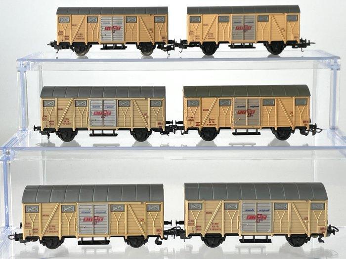 Lima H0 - Modeltrein goederenwagonset (6) - Set gesloten, Hobby en Vrije tijd, Modeltreinen | H0
