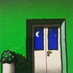 Tino Stefanoni (1937-2017) - Luna e portafinestra