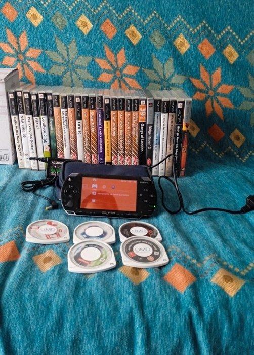 Sony - Playstation Portable (PSP) - Videogameconsole + games, Spelcomputers en Games, Spelcomputers | Overige Accessoires