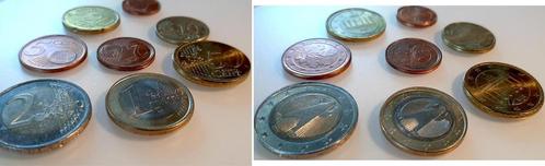 1 c 2 Euro 1 Cent bis 2 Euro 8 munten mit glattem Rand od..., Postzegels en Munten, Munten | Europa | Niet-Euromunten, Verzenden