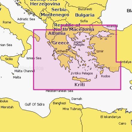 Navionics Waterkaart Platinum+ Regular NPEU015R Griekenland, Watersport en Boten, Navigatiemiddelen en Scheepselektronica, Nieuw
