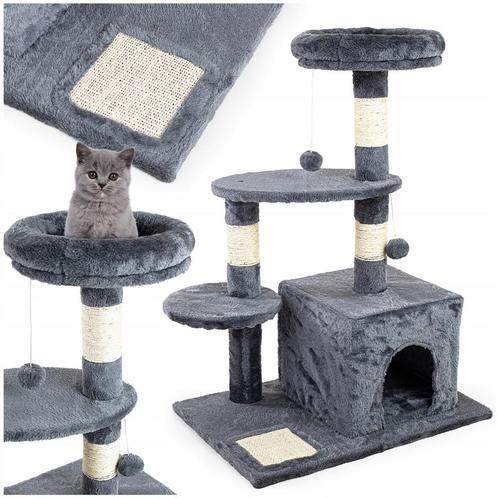 Krabpaal - kattenkrabpaal - kattenpaal - 60x45x85cm - ant..., Dieren en Toebehoren, Krabmeubelen, Nieuw, Ophalen of Verzenden