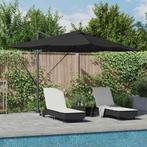 vidaXL Cantilever Roma parasol Zwart en Zwart 352 x 251 x, Tuin en Terras, Verzenden, Nieuw, 2 tot 3 meter