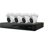 Hikvision IP Camera Beveiliging 4 Megapixel 4xEXIR Dome +1TB, Ophalen of Verzenden, Nieuw