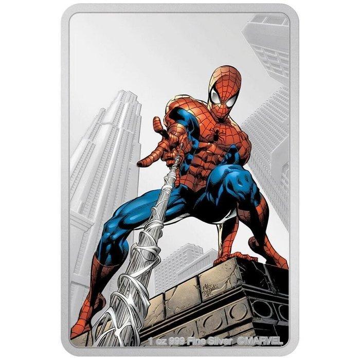 Niue. 2 Dollars 2023 Spiderman™ Marvel™, 1 Oz (.999), Postzegels en Munten, Munten | Europa | Niet-Euromunten