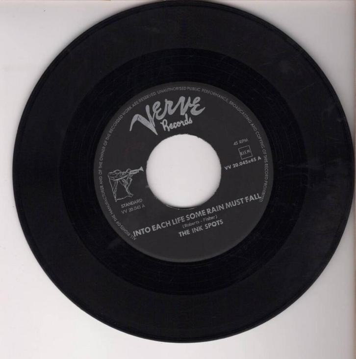 Ink Spots, The – Into Each Life Some Rain Must Fall / To Eac, Cd's en Dvd's, Vinyl Singles, Ophalen of Verzenden
