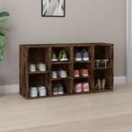 vidaXL Schoenenbank 103x30x54,5 cm bewerkt hout gerookt, Huis en Inrichting, Verzenden, Nieuw