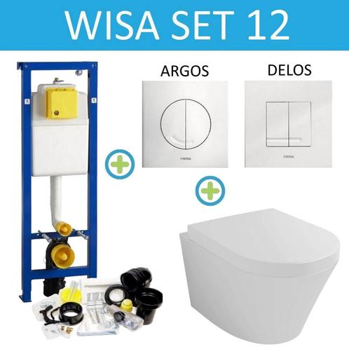 Wisa XS Toiletset set12 Wiesbaden Vesta 52 cm met Argos of, Doe-het-zelf en Verbouw, Sanitair, Overige typen, Nieuw, Ophalen of Verzenden