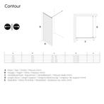Aanbieding: Sealskin Get Wet Contour Inloopdouche A3 100x200, Ophalen of Verzenden, Nieuw