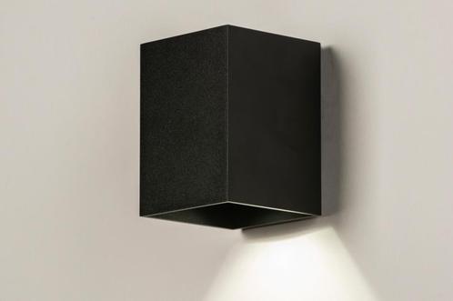 Rietveld Wandlampen - Zwart - Metaal, Aluminium, Huis en Inrichting, Lampen | Wandlampen, Verzenden