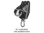 Easy Blok Easymatic-1 4-schijfs dubbele klem, Watersport en Boten, Ophalen of Verzenden, Nieuw