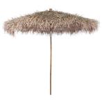vidaXL Parasol van bamboe met dak van bananenbladeren 210 cm, Verzenden, Nieuw, 2 tot 3 meter