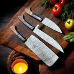 Forged with 1095/15n20 Old Twisted Steel & Old Steel -