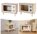 Houten Kattenhuis TV-Vorm – Stevig Kattenbed met Gaten, Verzenden, Nieuw