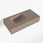MONDIAZ LEX Smoke vrijhangende solid surface wastafel 60cm., Ophalen of Verzenden, Nieuw, Overige typen