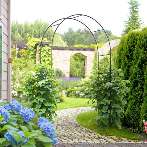 Klimboog - Sterk en Stijlvol - Zwart, Tuin en Terras, Overige Tuin en Terras, Nieuw, Ophalen of Verzenden
