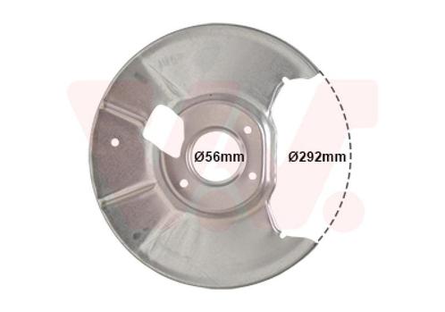 REMSCHIJF BESCHERMER VOOR MAZDA 6 2002-2007 GJ6A26261, Auto-onderdelen, Remmen en Aandrijving, Nieuw, Ophalen of Verzenden