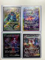 Pokémon - 4 Card - Mewtwo Foil, Full art - Scarlet & Violet, Nieuw