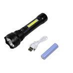 Hofftech Oplaadbare zaklamp - LED en COB - duurzaam ABS -..., Ophalen of Verzenden, Nieuw