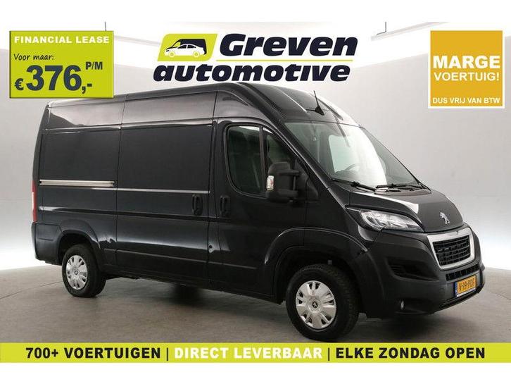 Peugeot Boxer 2.2 BlueHDI L2H2 | MARGE | Airco | Cruise |, Auto's, Bestelauto's, Handgeschakeld, Diesel, Zwart, Peugeot