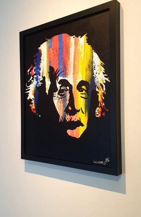 Liesens - Einstein (On Canvas handpainted), Antiek en Kunst, Kunst | Schilderijen | Modern