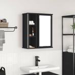 vidaXL Badkamerwandkast met spiegel 50x21x60 cm eikenkleurig, Huis en Inrichting, Tafels | Kaptafels, Verzenden, Nieuw