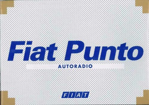 1999 Fiat Punto Autoradio Handleiding Instructieboekje NL, Auto diversen, Handleidingen en Instructieboekjes, Verzenden