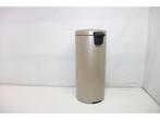 Brabantia NewIcon Prullenbak - 30 liter - Metallic Gold, Verzenden, Zo goed als nieuw