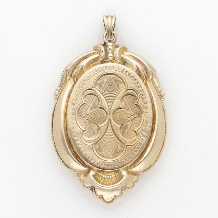 Medaillon - 8 karaat Geel goud, Sieraden, Tassen en Uiterlijk, Antieke sieraden