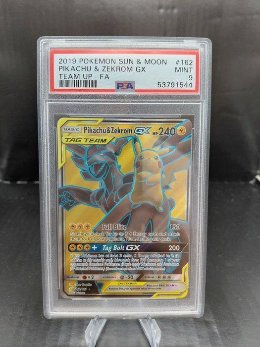 Pokémon - 1 Graded card - Pikachu, Pikachu & Zekrom 162 Full, Hobby en Vrije tijd, Verzamelkaartspellen | Pokémon