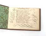 A manuscript, Liber Amicorum, 1718
