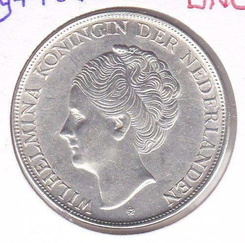 Curaçao (Caribisch Nederland). Wilhelmina. 2 1/2 Gulden 1944, Postzegels en Munten, Munten | Nederland