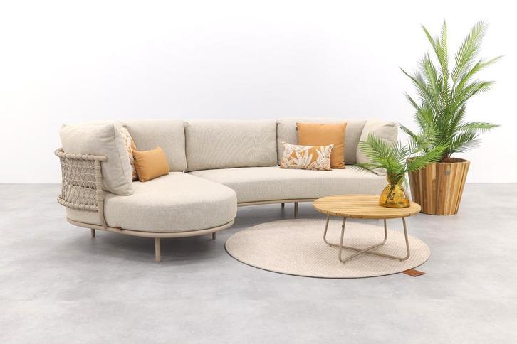 4 Seasons Sardinia/Verdi loungeset - Latte | AANVRAAG, Tuin en Terras, Tuinsets en Loungesets, Loungeset, Nieuw, Hout, Verzenden