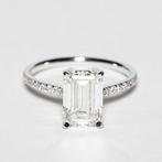 Zonder minimumprijs - Statement ring - 18 karaat Witgoud -