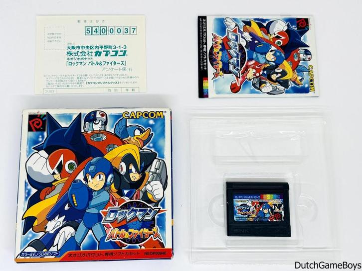Neo Geo Pocket - Rockman Battle & Fighters + Reg. Card - Jap, Spelcomputers en Games, Spelcomputers | Overige, Gebruikt, Verzenden