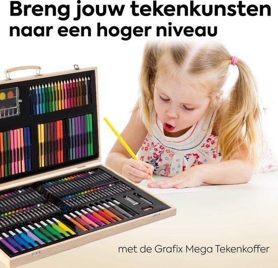 Tekendoos voor Kinderen 180-delig | Complete Kleur- en, Kinderen en Baby's, Speelgoed | Overig, Verzenden