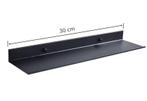 Aluminium Badkamerplank Wandmontage Modern Opbergrek Zwart, Verzenden, Nieuw