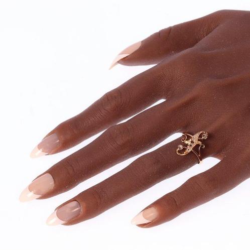 Zonder Minimumprijs - Ring - 18 karaat Geel goud, Roségoud -, Sieraden, Tassen en Uiterlijk, Ringen