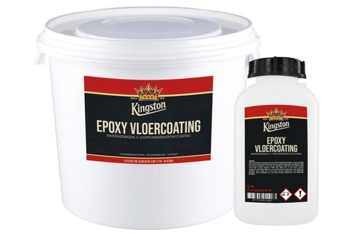 Kingston epoxy vloercoating 5,1 kg, wit, Doe-het-zelf en Verbouw, Overige Doe-het-zelf en Verbouw, Nieuw, Verzenden