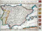 Europa, Kaart - Spanje / Portugal; De La Feuille - Le, Boeken, Atlassen en Landkaarten, Nieuw