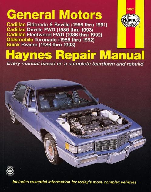 9781563923470 GM Cadillac El Dorado, Seville, Deville, Bu..., Boeken, Informatica en Computer, Zo goed als nieuw, Verzenden