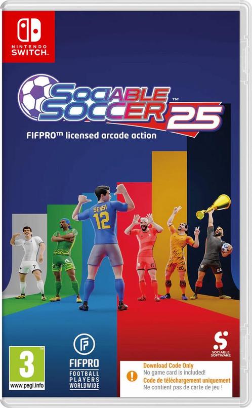 Sociable Soccer 25-Code in a Box (NSW) NIEUW, Spelcomputers en Games, Games | Nintendo Switch, Nieuw, Ophalen of Verzenden